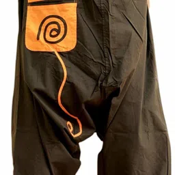 whitewhale Solid Cotton Men Harem Pants image 2