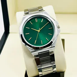 nester Green Dial Stainless Steel Watch for Men & Boys | Premium Analog Quartz Design Analog Watch - For Men NSM 16 GREEN-picture-15