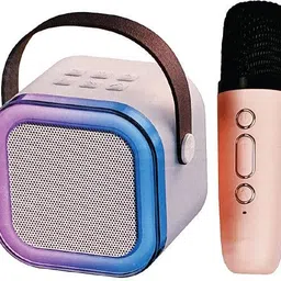 Thekart Mini Karaoke Machine for Kids Gifts Toys for Girls 4, 5, 6, 7, 8, 9, 10 +Year 10 W Bluetooth Speaker image 4