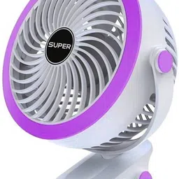Sampri Rechargeable Lighting & 4-hours Battery Backup Small Pocket, Cooling Mini Hand 3 Speed USB Fan-picture-23