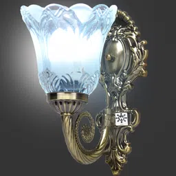 lymon Wallchiere Wall Lamp With Bulb image 2
