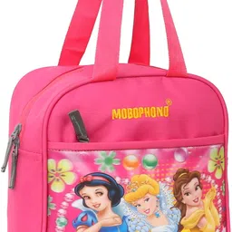 mobophono 3D Kds School Lunch Bag / Tiffin Bag ( PINK ) Branded Waterproof Lunch Bag-picture-41