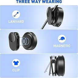 paplaj enterprises Pro Wireless Mic with Display Screen Lavalier Mic for Interviews & Reels Microphone image 3