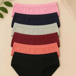 wearnaxt Pack of 3 Women Hipster Multicolor Panty-picture-26