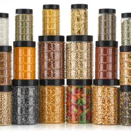 shivayecomm Plastic Grocery Container - 1200 ml, 650 ml, 350 ml image 5