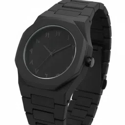 looftrader Modern Geometric Matte Black Men's Watch. Analog Watch - For Men & Women DJ3-picture-44