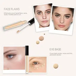 kaiasha Coverage Concealer- 24 Hrs Full coverage highly pigmented Matte Finish Concealer image 3