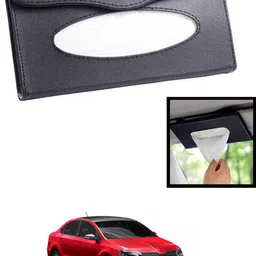 maties Universal Lightweight/Waterproof Leatherite Rectangle Black Tissue For Car-215 Vehicle Tissue Dispenser-picture-23