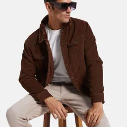 mettle Men Solid Casual Jacket image 2