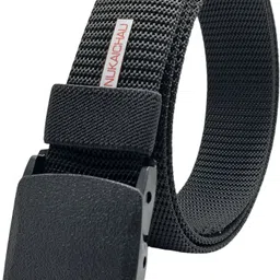 nukaichau Men Casual, Evening, Party Black Nylon Belt-picture-24