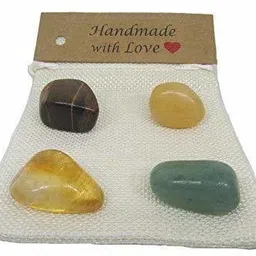 Luck & Prosperity Crystal Bag – Reiki Healing Crystal Stones Regular Asymmetrical Crystal Pebbles-image-55