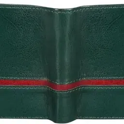 fabacle Men Trendy, Casual Green Artificial Leather Wallet image 4