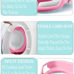 vdnsi Baby Toilet seat Safe Soft Training seat Potty Potty Seat image 5