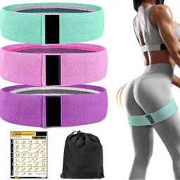 Resistance Band for Hips, Legs and Glutes Exercise Anti-Slip Fitness Band-M56 Resistance Tube-image-4