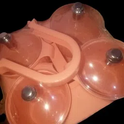 mkstore Plastic, Glass Grocery Container - 400 ml image 5