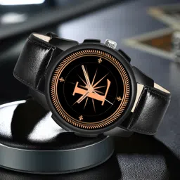 femeo Alpha Heritage Collection L Black Strap Watch for Man & Boys Analog Watch - For Men ALPHA-L-J16-BLK-L-1-picture-26