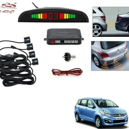 auto addict parking-sensors-black-149 Car Reverse Parking Sensor with LED Display 4 Sensor Reverse Parking Auto Radar Detectors (Black) For Maruti Suzuki Ertiga Old (2011-2018) Parking Sensor-picture-15