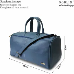 goblin 31.5 L Hand Duffel Bag - WAYFARE DUFFLE BAG BLUE - Blue image 2