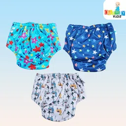 chinmay kids Baby Panty Boys and Girls Reusable Washable Waterproof Printed Panty Pack of 3 image 3