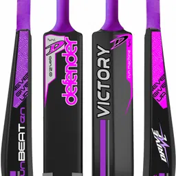 DEFENDER Plastic Bat Full Size Cricket Tennis Bat For All Age Group Unique Hard PVC/Plastic Cricket Bat For 15+ Yrs-image-5