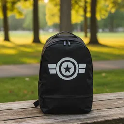 galaxy craft Small 20 L Laptop Backpack Classic Black Printed Backpack for College, Work & Travel-picture-25