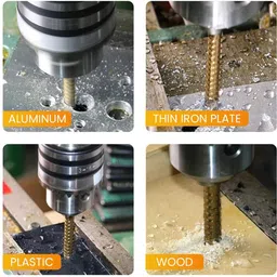 serplex 6PCS Step Drill Bits Set High Speed for Metal Wood Plastic 6PCS Step Drill Bits Set High Speed Steel for Metal Wood Plastic Drilling 4-32MM Specialty Woodworking Bits image 5