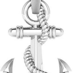 akshat sapphire Sterling Silver (92.5% purity) Ship Anchor Pendant for Men & Women Pure Silver Stylish and fashionable ship anchor Locket for Good Health & Wealth Sterling Silver Pendant-picture-13