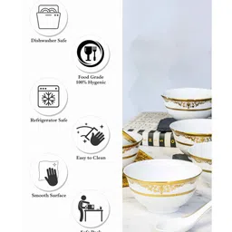 roxx Porcelain Soup Set with Spoon (12 pcs set) image 5