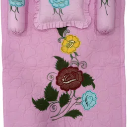 eram weavers Cotton Single Flat 250 TC Embroidered Bedsheet-picture-15