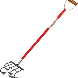 global nature agro Heavy Duty 5-Tine Agriculture Manual Cultivator -9 Inch With 4 ft Handle Garden Tool Kit-picture-29