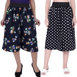 prabhnoorskirts Women Multicolor Capri-picture-17