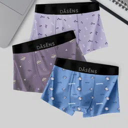 dasens Pack of 3 Printed Men Brief-picture-21