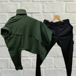 dearise Men Linen Shirt Pant Set image 2