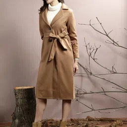athena Wool Solid Coat For Women image 5