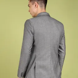 fubar Men Solid Single Breasted Formal Blazer image 5