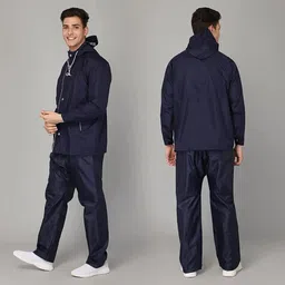 youth robe Solid Men Raincoat image 1