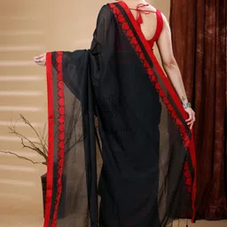 bong butiq Woven Handloom Cotton Blend Saree image 2