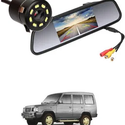 lovmoto 4.3 TFT LCD Car Rear View Mirror Monitor Kit With Reverse Reversing Camera s224 4.3 TFT LCD Car Rear View Mirror Monitor Kit With Reverse Reversing Camera s224 Parking Sensor image 1