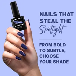 beauty people Diva Nail Polish, 21-Free Formula, Vibrant Shade, Blue Horizon, 8ml Blue Horizon image 2