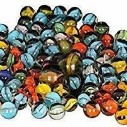 h b msala Imported Glass Marble Kanche for Decoration & Kids Playing, Kanche/Goli Glass Marbles (Marble kanche) Pack of 85 image 5