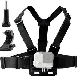 quikprof Helmet Chin holder and Adjustable Chest Strap Mount Body Belt Harness for Gopro Strap-picture-24