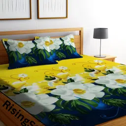 risingstar Cotton Double Flat 160 TC Printed Bedsheet-picture-16