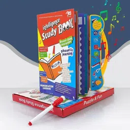 smart kids Musical Learning Study Book - Intelligence Book With Numbers,Letters & Poem Kids image 2