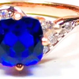 shree shyam jewells Sterling Silver Cubic Zirconia Rhodium Plated Ring image 1