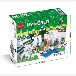 cravingkart Minecraft Ice House DIY Building Blocks Kit Construction Set for Kids (278 PCS) image 3