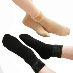 frackson Women Solid Mid-Calf/Crew-picture-26