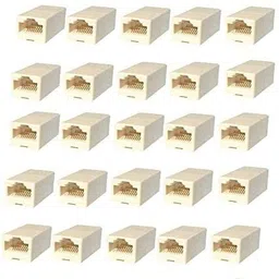 RAREGEAR rj45 Connector Cover Female to Female ethernet Coupler LAN Adapter (Pack of 15) Lan Adapter-picture-16