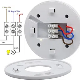 Pace-Innovations White PIR Motion Sensor Switch with LUX Control & Energy Saving 220-240V AC Smart Switch image 5