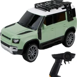 Smoke Car Remote Control Difender with LED Lights, Chargeable 3-image-17