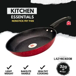lazywindow Superior Quality Fry Pan 23 cm diameter 1 L capacity image 4